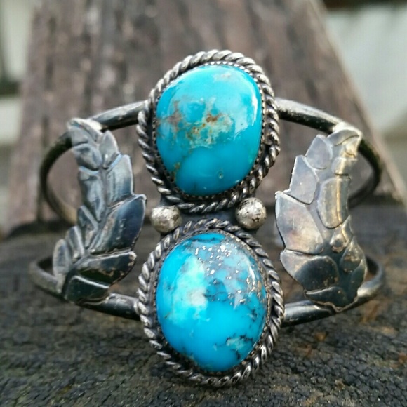 ALL SOLD Turquoise Sterling Silver Bracelets - Picture 6 of 8